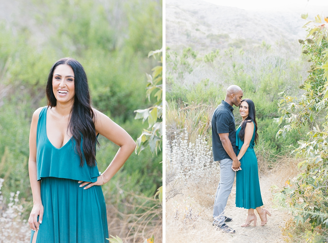 solstice canyon engagement session