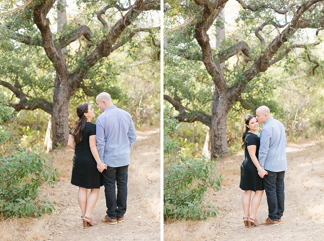 solstice canyon engagement session in malibu