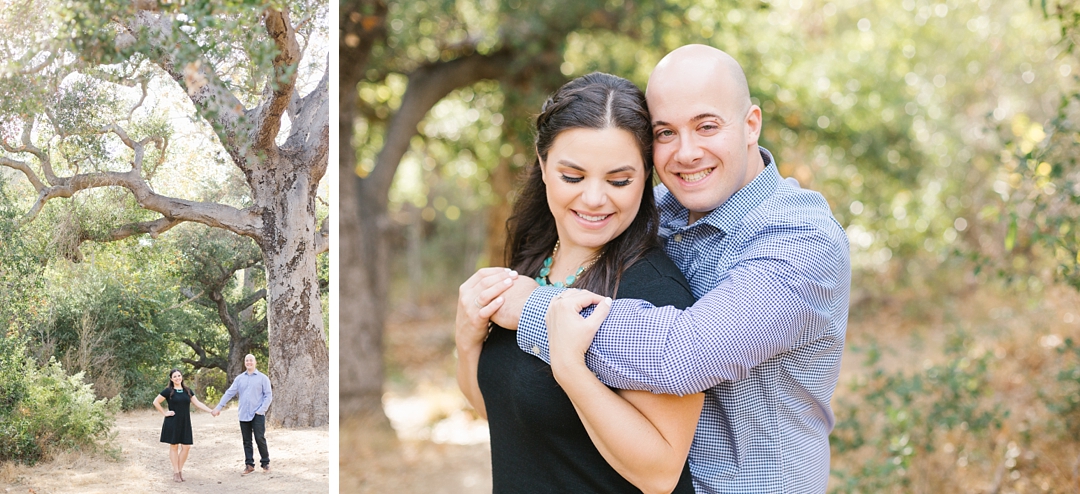 solstice canyon engagement session 