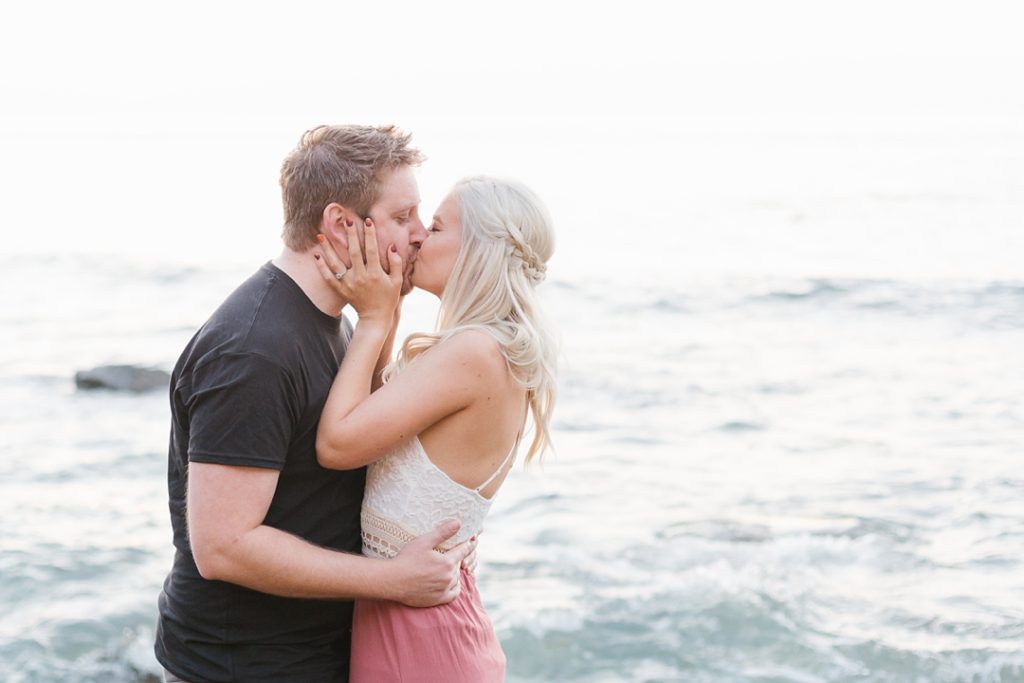 carly and nick's south bay engagement session by Palos Verdes photographer Rachel Stelter