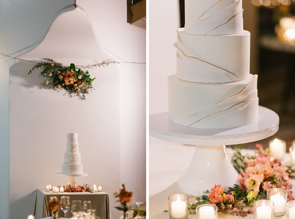 modern cakes by colin wedding cake at intimate santa barbara wedding