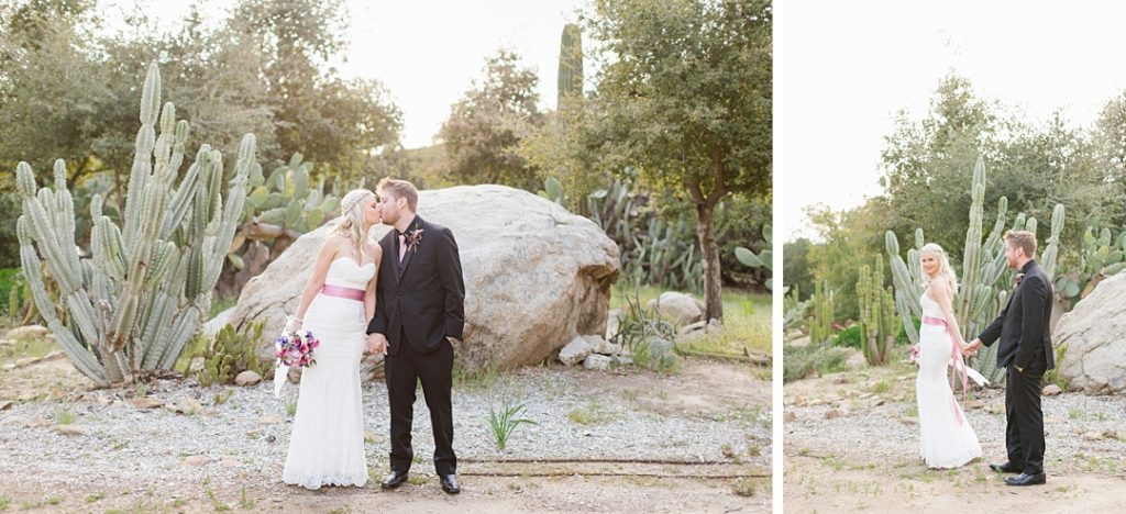 bride and groom photos at temecula vineyard wedding at private estate
