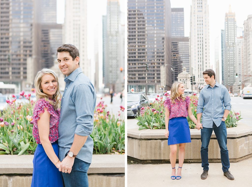 downtown Chicago anniversary session
