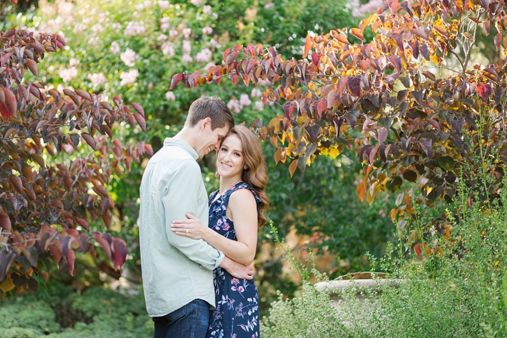 pasadena engagement photos at Arlington Garden