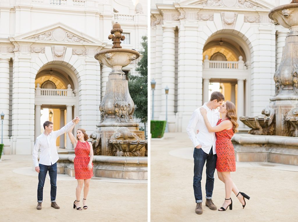 Pasadena City Hall engagement photos