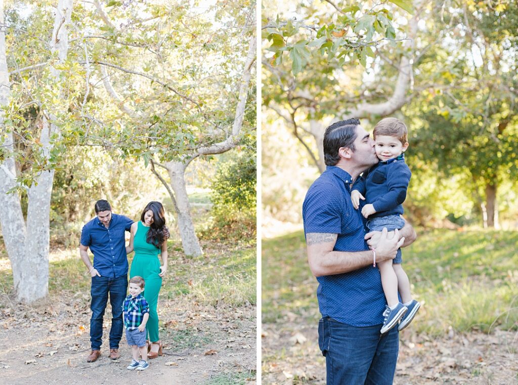 fall family photos in Pacific Palisades 