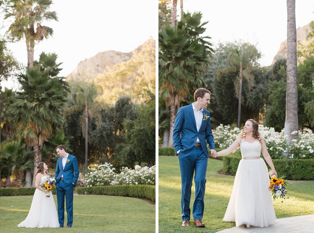 romantic photos of bride and groom at Newhall Mansion