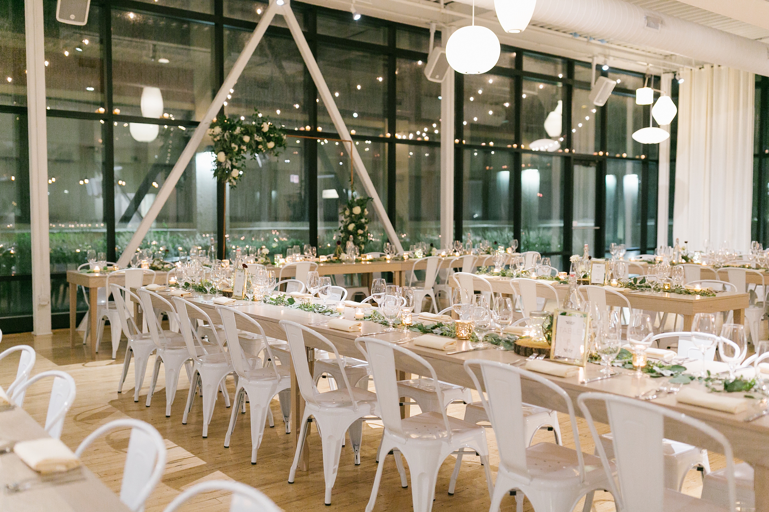 greenhouse loft wedding reception in chicago