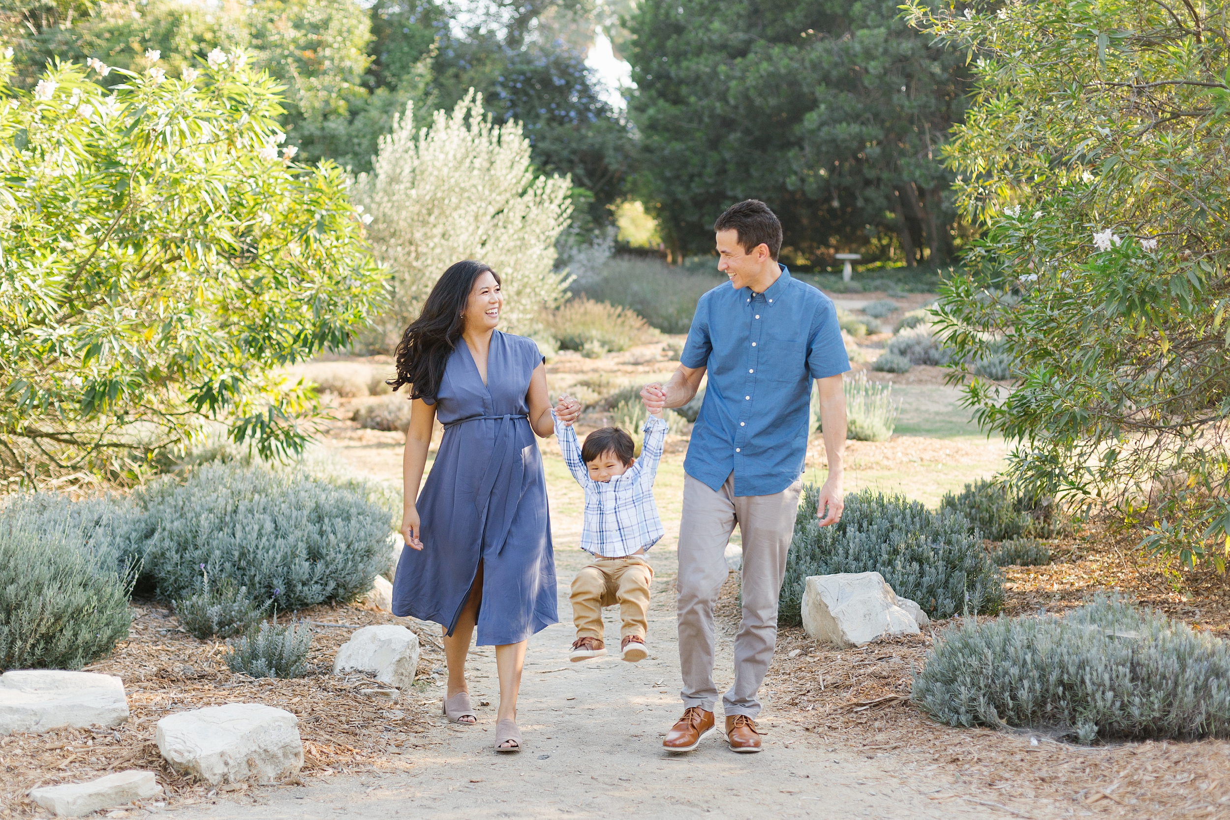 South Coast Botanic Garden family photos in Palos Verdes