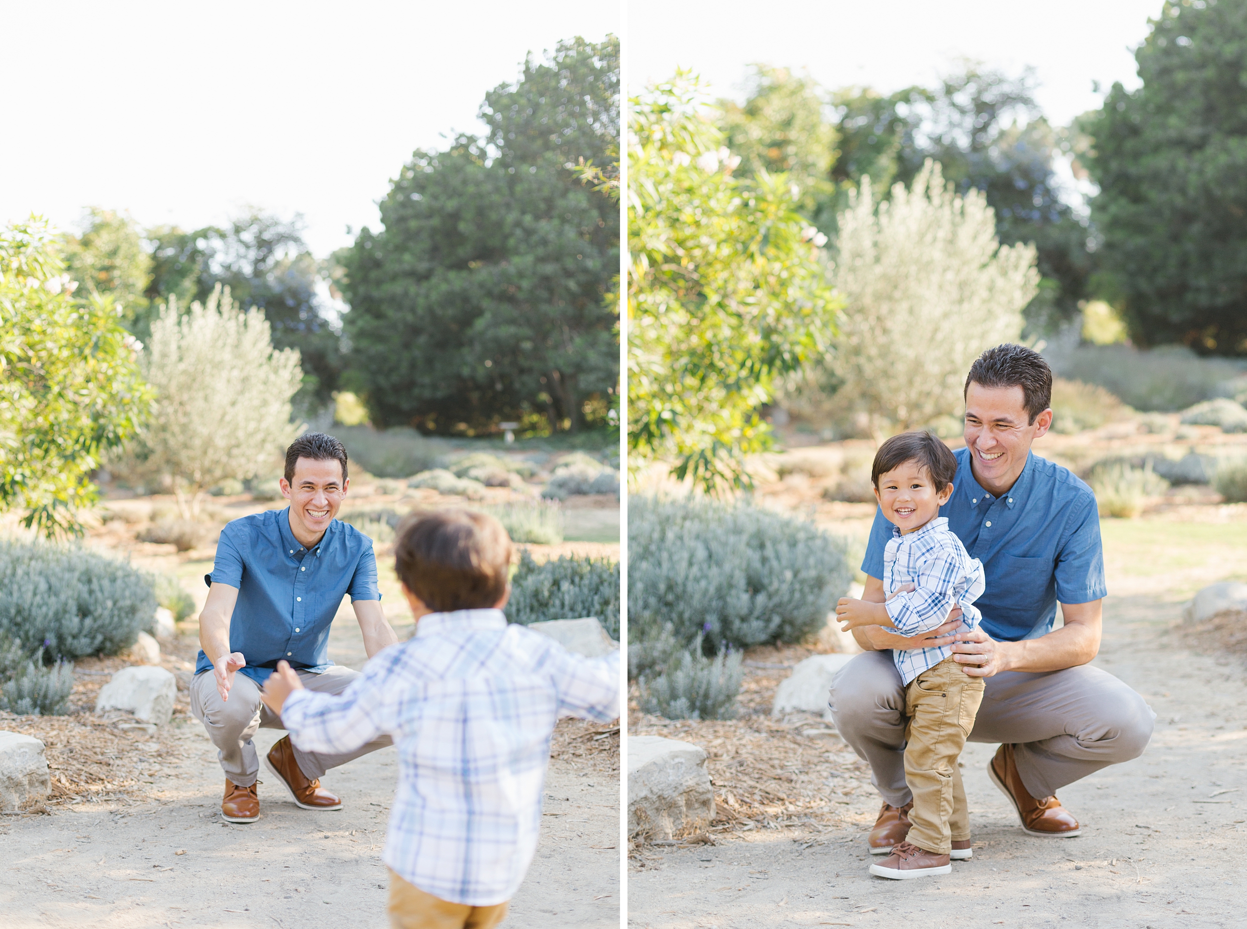 father and son portraits during Los Angeles family portraits