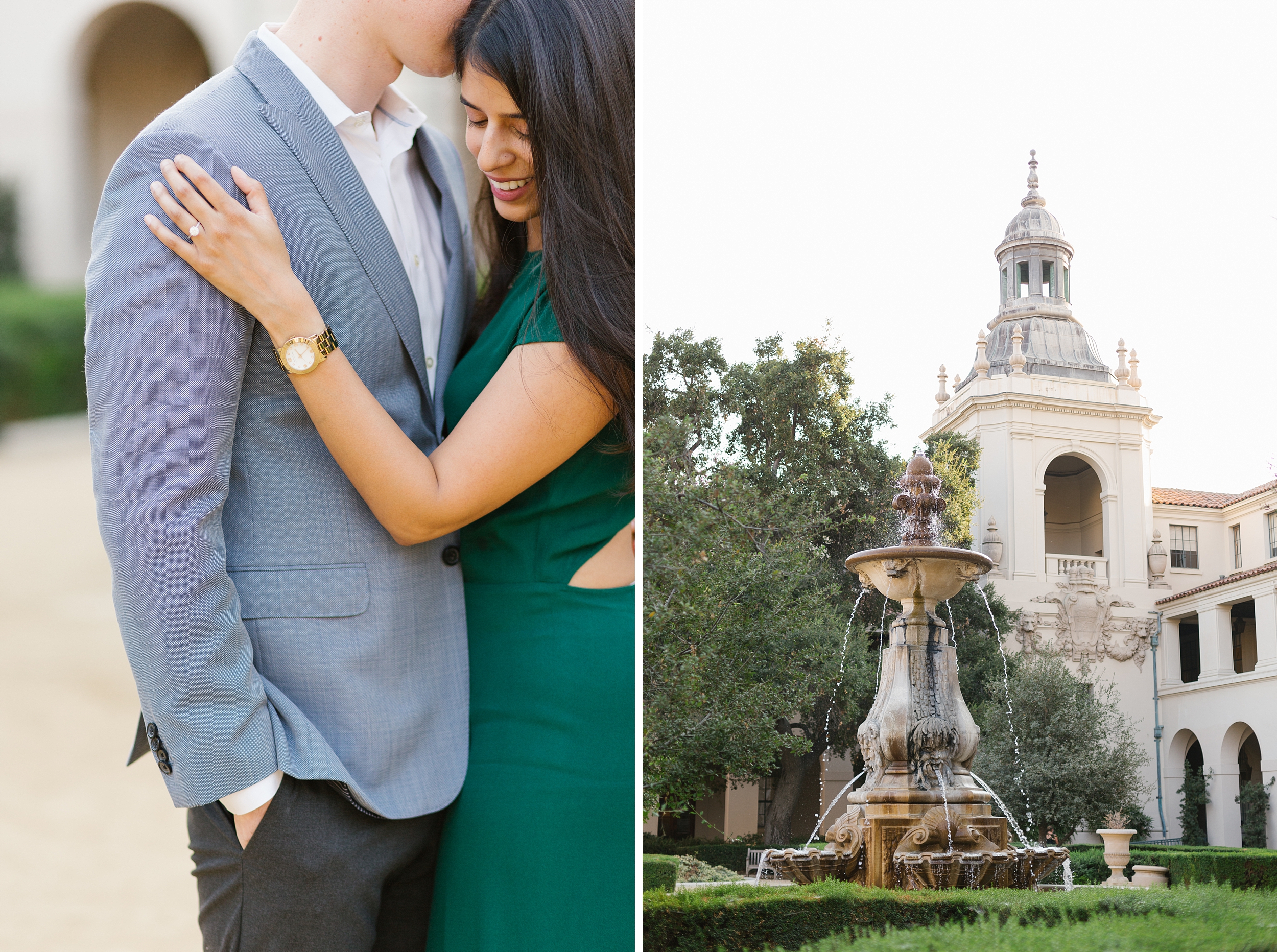 timeless city hall engagement session in Southern California