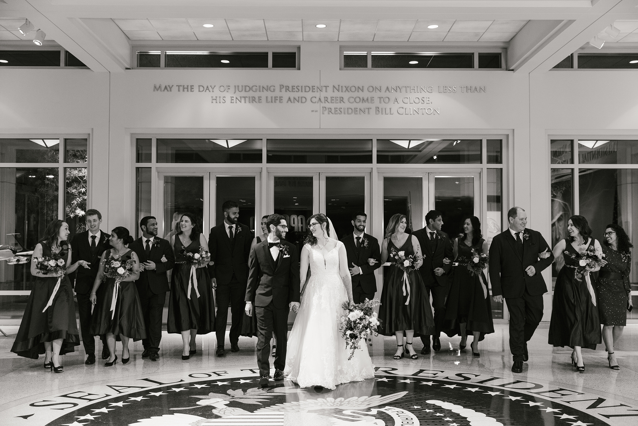 Nixon Library wedding photography