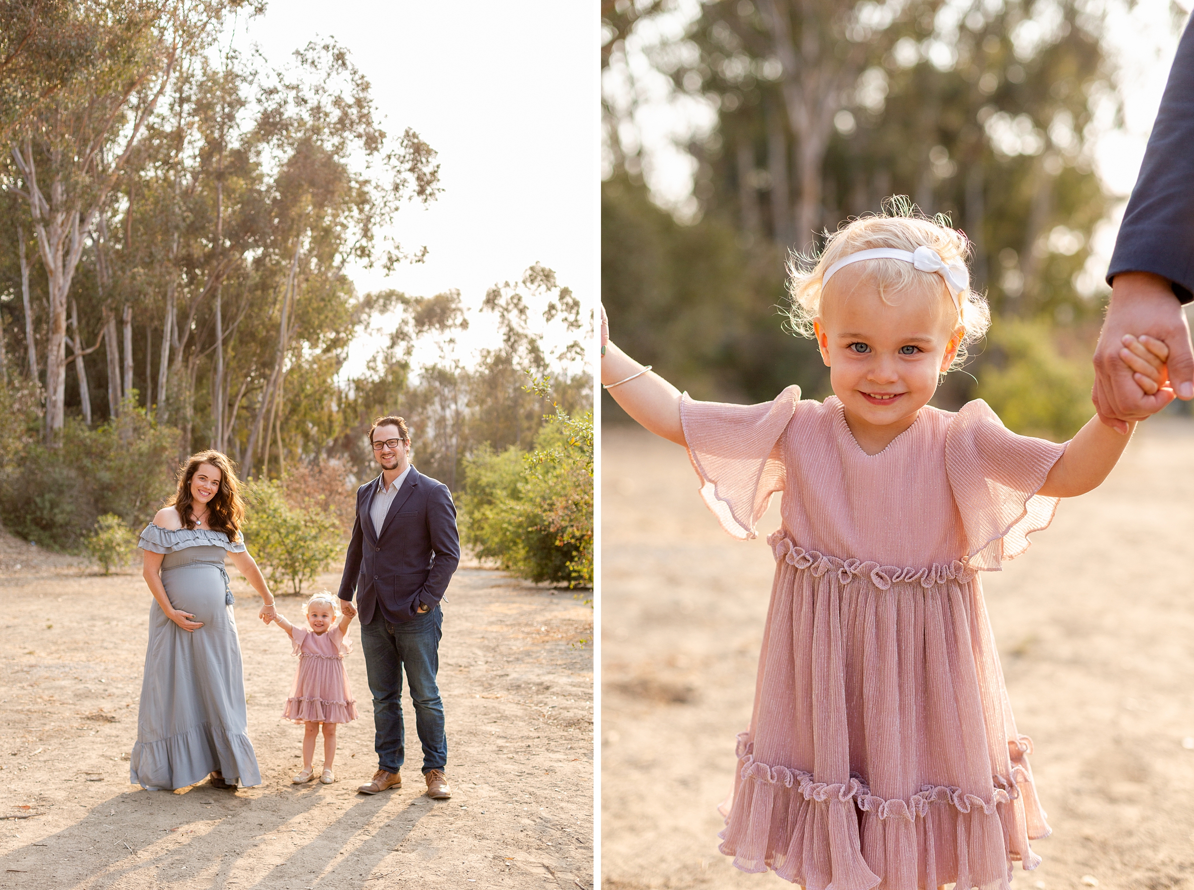 maternity session at Kenneth Hahn Park in Los Angeles