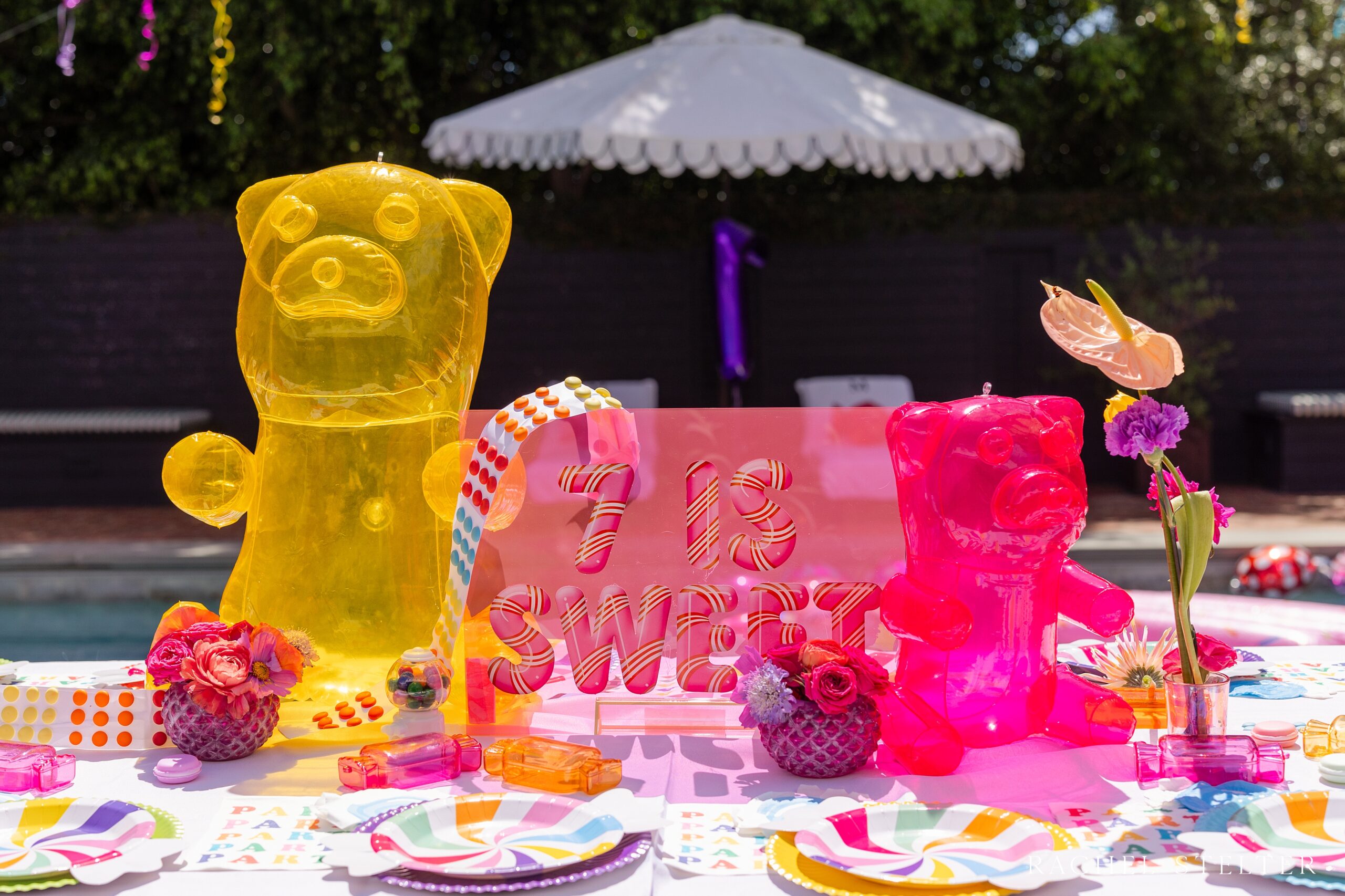 vibrant decorations for candyland birthday in Los Angeles